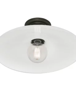 Robert Abbey Rico Espinet Arial Flushmount Bronze New Arrivals