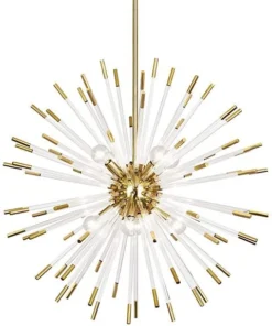 Robert Abbey New Arrivals Andromeda Large Chandelier In Brass