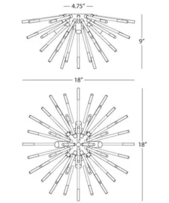 Robert Abbey New Arrivals Andromeda Wall Sconce In Brass