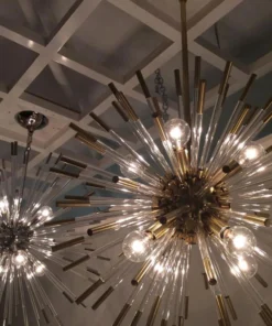 Robert Abbey New Arrivals Andromeda Large Chandelier In Brass