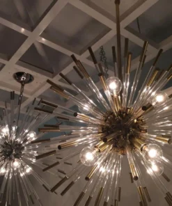 Robert Abbey New Arrivals Andromeda Large Chandelier In Polished Nickel