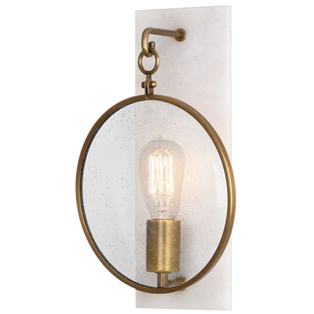 Robert Abbey Fineas Wall Sconce In Aged Brass And Alabaster New Arrivals 3 Robert Abbey Fineas Wall Sconce In Aged Brass And Alabaster New Arrivals