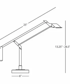 Robert Abbey New Arrivals Heron Table Lamp Bronze