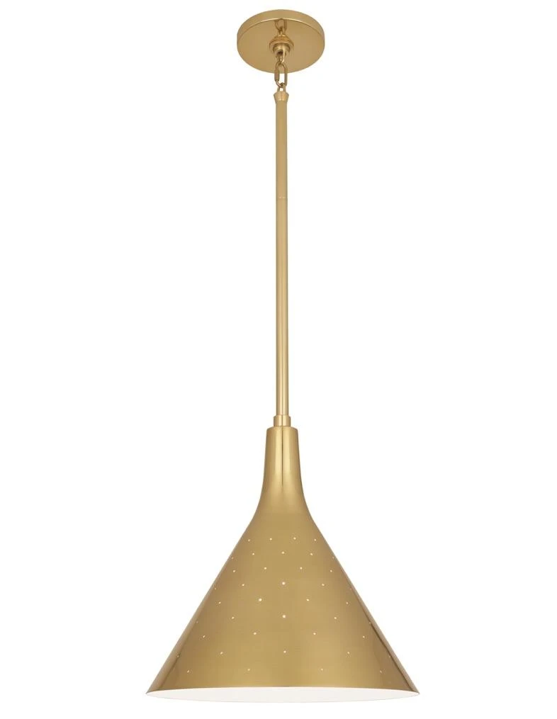 Robert Abbey Pierce Cone Pendant Modern Brass New Arrivals 4 Robert Abbey Pierce Cone Pendant Modern Brass New Arrivals