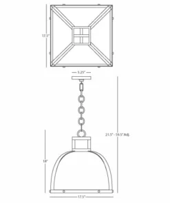 Robert Abbey New Arrivals Ranger Pendant White And Polished Nickel
