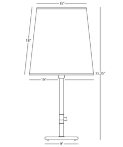 Robert Abbey New Arrivals Rico Espinet Buster Table Lamp Nickel