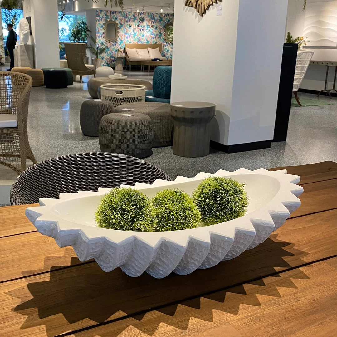 Made Goods New Arrivals Samara Bowl White Cast Resin 4 Made Goods New Arrivals Samara Bowl White Cast Resin