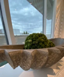 Made Goods Samara Bowl Gray Cast Stone