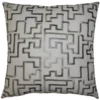 Clayton Gray Home Maze Pillow Grey