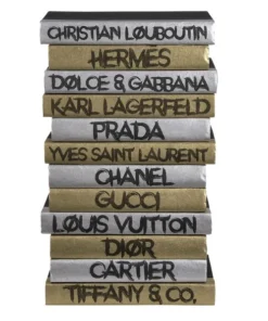 E Lawrence Street Script Gold And Silver Book Set New Arrivals