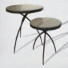 Studio A New Arrivals Tripod Table With Grey Marble Top