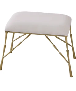 Studio A Spike Small Bench Antique Brass New Arrivals