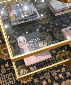 Worlds Away Maris Coffee Table Gold