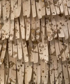 Made Goods New Arrivals Tarni Rectangle Artwork Gold Coco Sticks Two Sizes