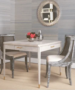 Bungalow 5 Bertram Game Table Grey Cerused Oak New Arrivals