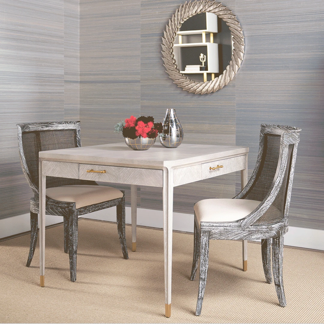 Bungalow 5 Bertram Game Table Grey Cerused Oak New Arrivals 4 Bungalow 5 Bertram Game Table Grey Cerused Oak New Arrivals