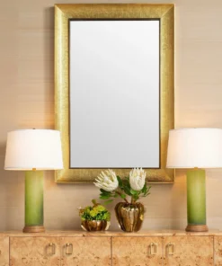 Bungalow 5 Melinda Rectangular Mirror Antique Brass