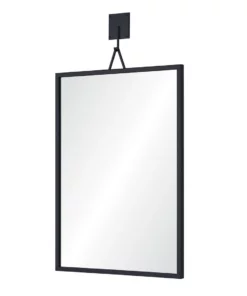 Mirror Home Welded Wall Mount Mirror Black Nickel