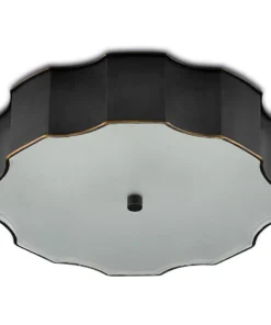 Currey And Company New Arrivals Wexford Flush Mount Bronze