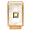 Worlds Away New Arrivals Savannah Side Table Gold