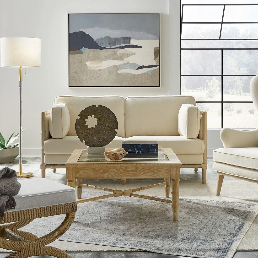Worlds Away New Arrivals Ainsley Sofa Cerused Oak And Ivory 5 Worlds Away New Arrivals Ainsley Sofa Cerused Oak And Ivory
