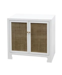 Worlds Away New Arrivals Alden Cabinet White Lacquer