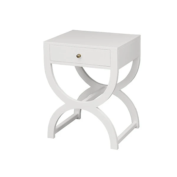 Worlds Away Alexis Side Table White Lacquer 3 Worlds Away Alexis Side Table White Lacquer