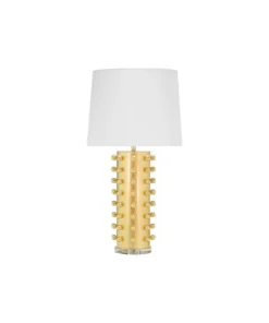 Worlds Away Anita Table Lamp Gold Leaf