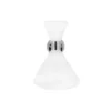 Worlds Away New Arrivals August Sconce White And Nickel