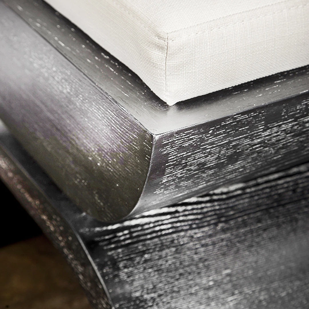 Worlds Away Biggs Stool Black Cerused Oak 8 Worlds Away Biggs Stool Black Cerused Oak