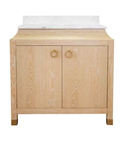 Worlds Away Bree Vanity Cerused Oak New Arrivals