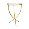 Worlds Away Brit Side Table Gold Leaf New Arrivals