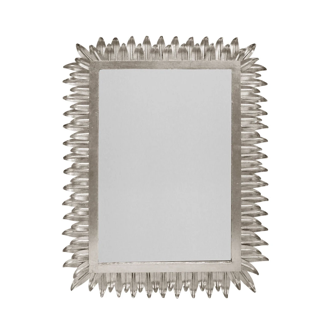 Worlds Away Caesar Rectangular Mirror Silver Leaf 3 Worlds Away Caesar Rectangular Mirror Silver Leaf