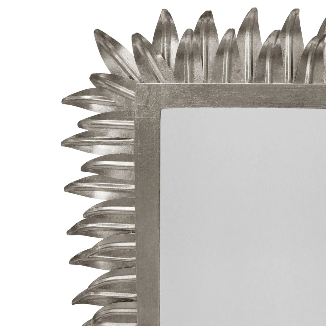 Worlds Away Caesar Rectangular Mirror Silver Leaf 4 Worlds Away Caesar Rectangular Mirror Silver Leaf