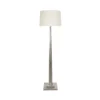 Worlds Away Capone Floor Lamp Silver