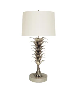Worlds Away Capri Lamp Silver