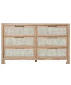 Worlds Away Carla Chest Cerused Oak New Arrivals