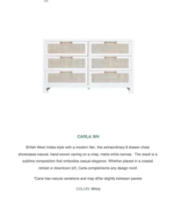 Worlds Away Carla Chest White 21 Worlds Away Carla Chest White