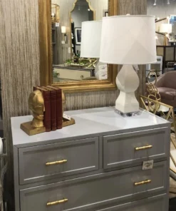 Worlds Away Declan Chest Gray