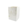 Worlds Away Diana Wastebasket Natural Bone New Arrivals