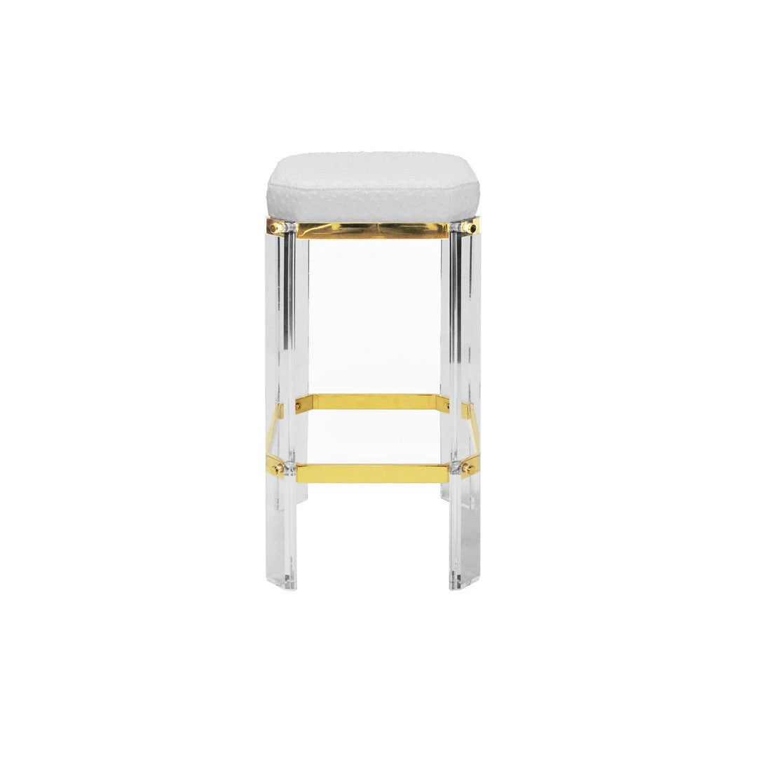 Worlds Away Dorsey Counter Stool Brass And White Ostrich 4 Worlds Away Dorsey Counter Stool Brass And White Ostrich