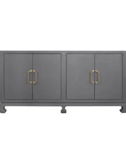 Worlds Away Drayton Four Door Buffet Grey New Arrivals