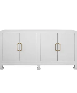Worlds Away Drayton Four Door Buffet White