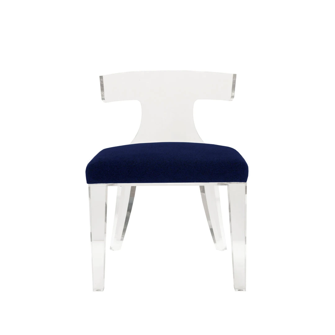 Worlds Away New Arrivals Duke Chair Navy Velvet 4 Worlds Away New Arrivals Duke Chair Navy Velvet