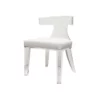 Worlds Away Duke Chair White 2 Worlds Away Duke Chair White