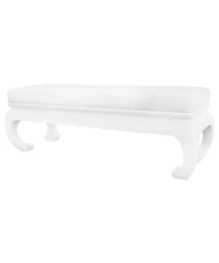 Worlds Away New Arrivals Ernest Bench White