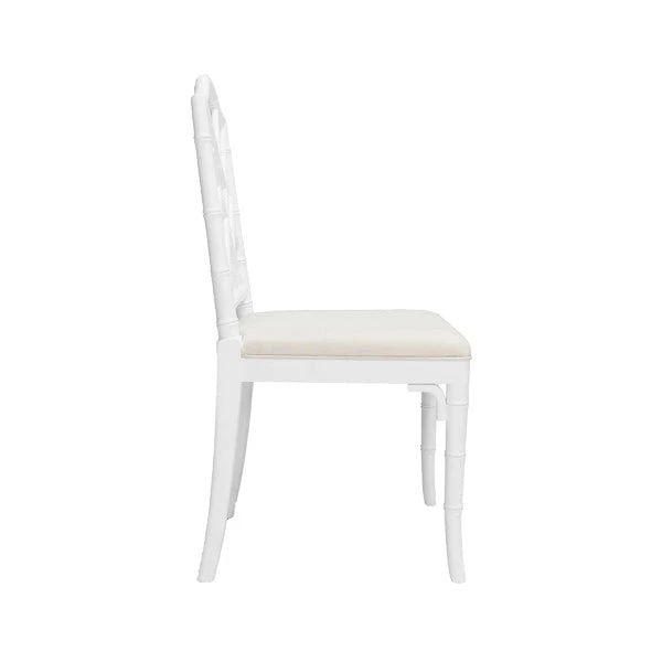 Worlds Away New Arrivals Fairfield Chair White Lacquer 6 Worlds Away New Arrivals Fairfield Chair White Lacquer