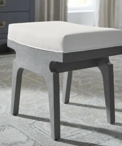 Worlds Away Fergie Stool Grey Cerused Oak 9 Worlds Away Fergie Stool Grey Cerused Oak