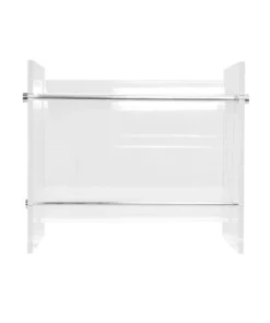 Worlds Away Gaines Nickel And Lucite Magazine Rack 7 Worlds Away Gaines Nickel And Lucite Magazine Rack