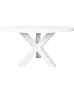 Worlds Away Greer Dining Table White Lacquer